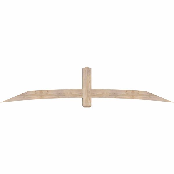 Ekena Millwork Bellingham Smooth Timber Gable Bracket, Douglas Fir, 108"W x 22"H x 3 1/2"D x 5 1/2"F, 5/12 Pitch GBW108X22X0406BEL00SDF - main